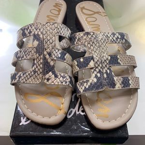 Sam Edelman snake print sandals